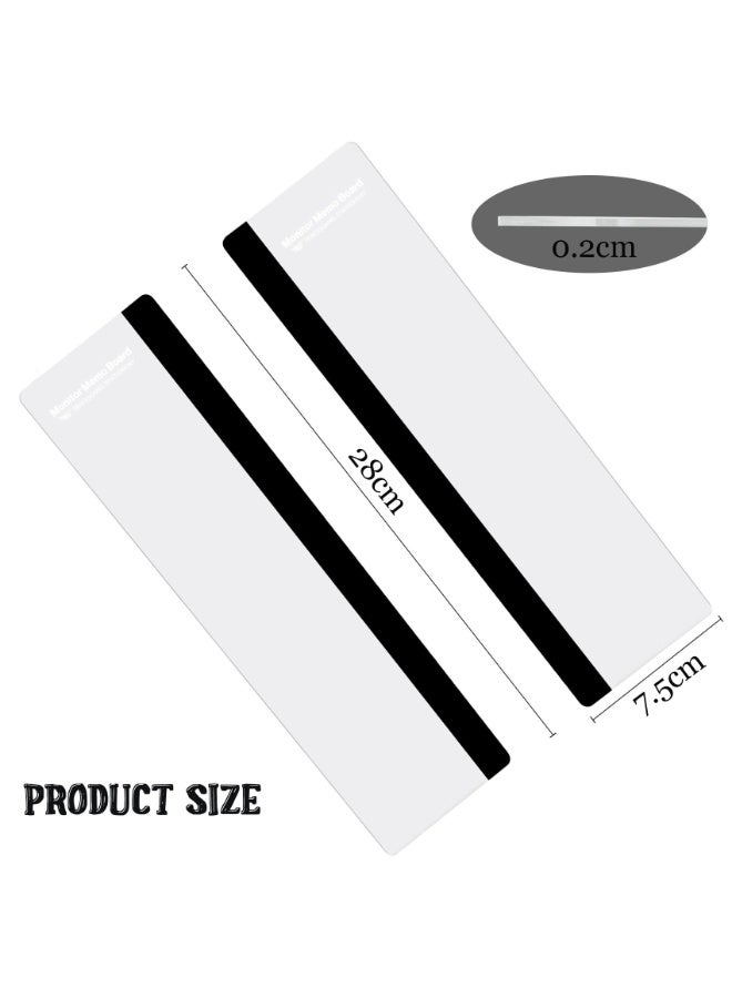 هومستر 2 قطعة لوحة ملاحظات شاشة الكمبيوتر، لوحة رسائل الكمبيوتر، حامل لشرائح الكمبيوتر، إكسسوارات المنزل والمكتب، رسالة على سطح المكتب في المكتب، زينة للمكاتب، مستلزمات مكتبية للنساء والرجال - Image 3